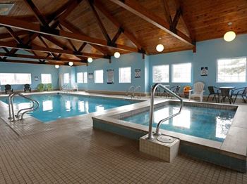 a large indoor swimming pool at The Element @ St Andrews, Mishawaka